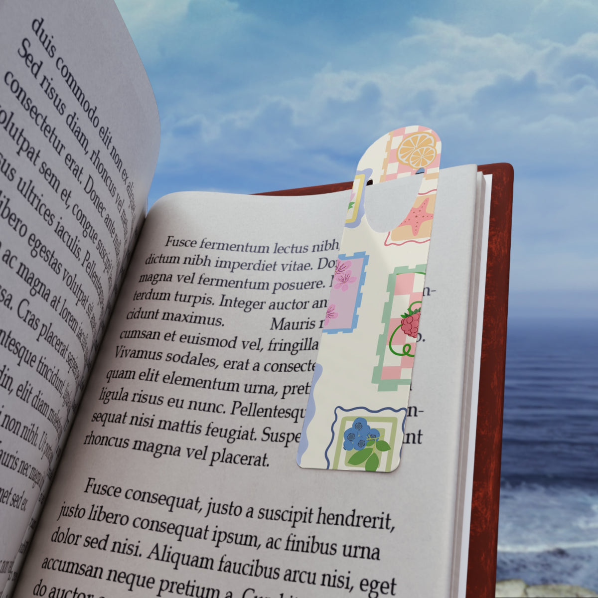 Postcard Metal Bookmark