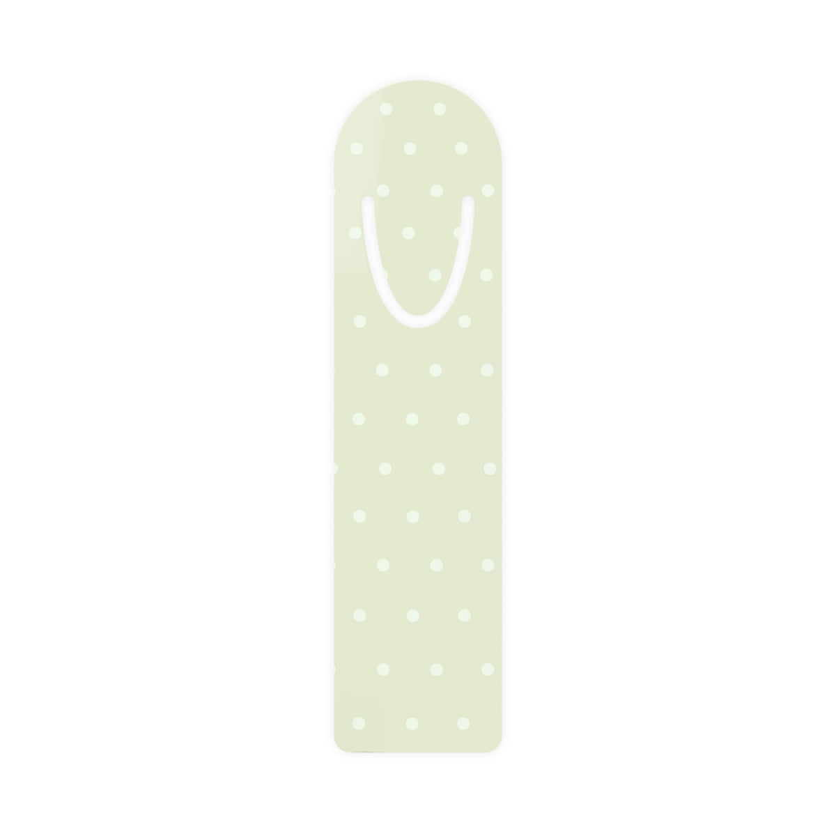 Green Polka Dot Metal Bookmark