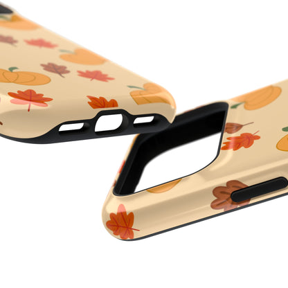 Pumpkin and Leaves MAGSAFE Phone Case